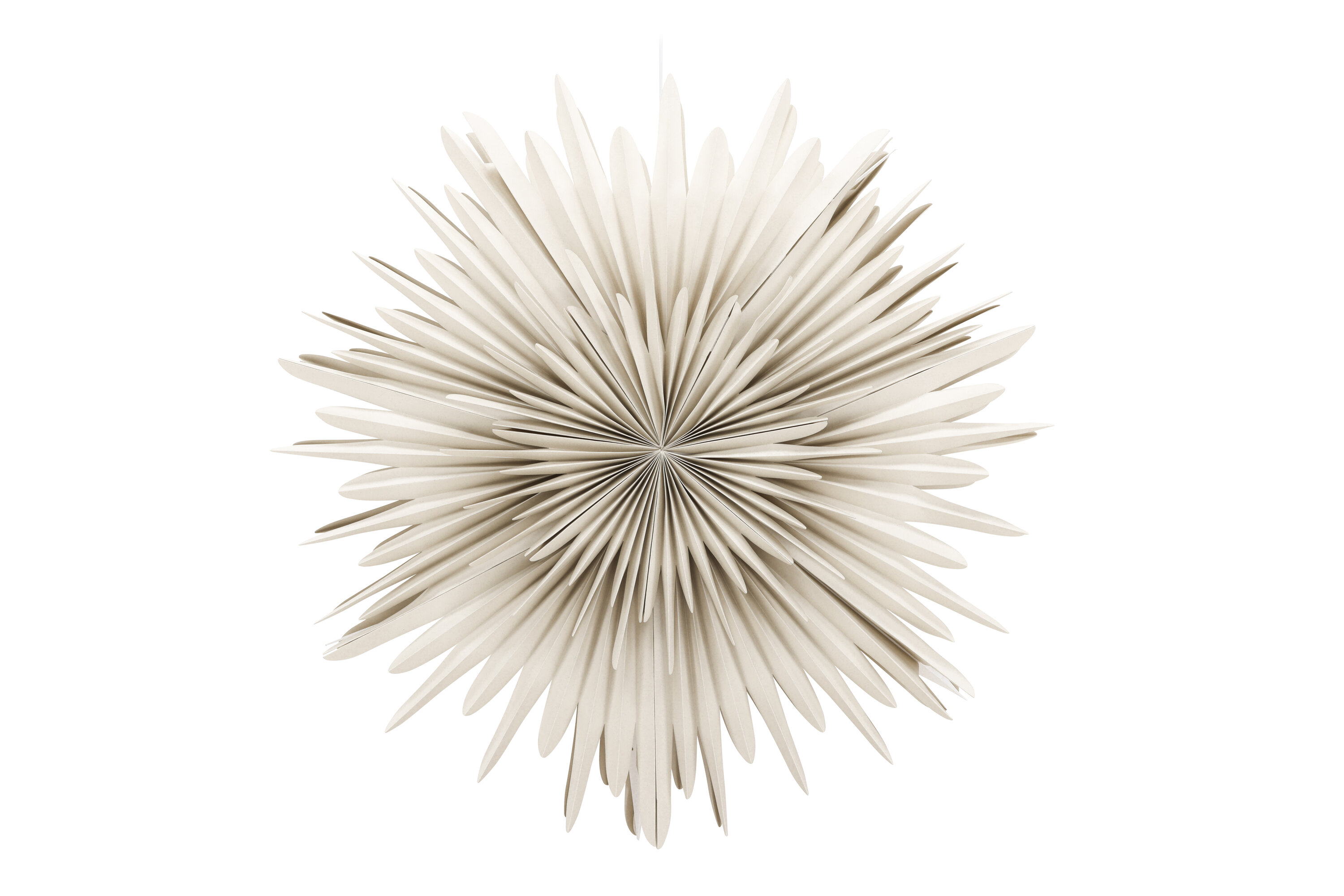 Venture Design Salen Loftlampe Beige Papir 100cm