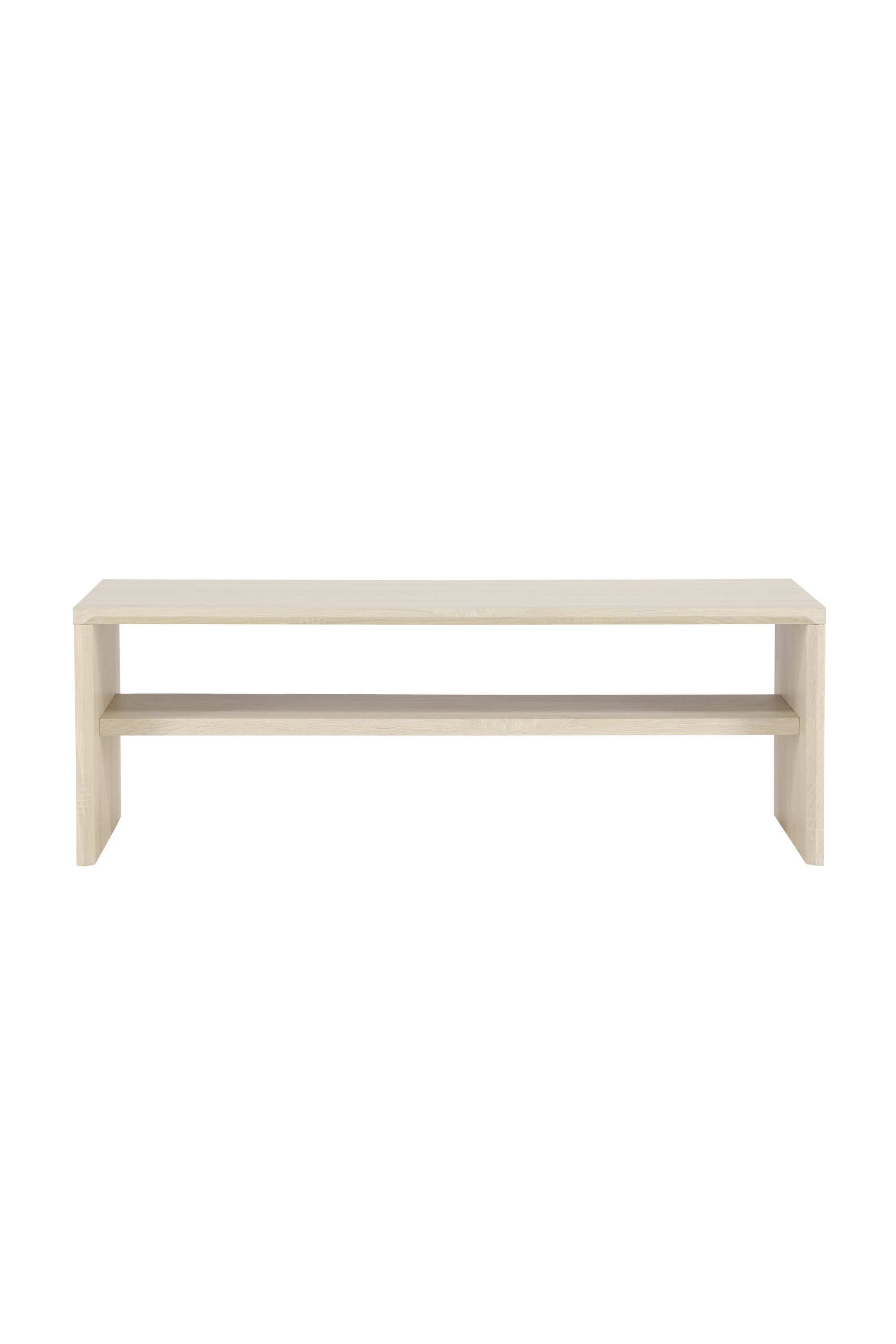 Venture Design Telemarket Sofabord Hylde Hvidvasket Papir 110x50x38