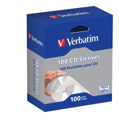 Verbatim Paper Sleeves 100 Pack